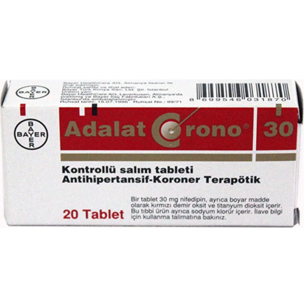 Adalat Crono 30 Mg