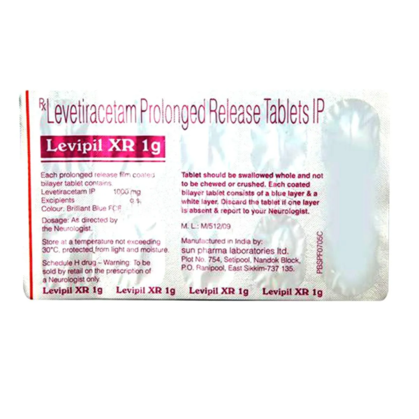 Levipil XR 1000 Mg Tablet