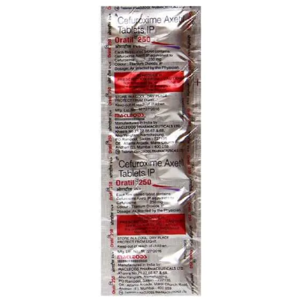 Oratil 250 Mg Tablet