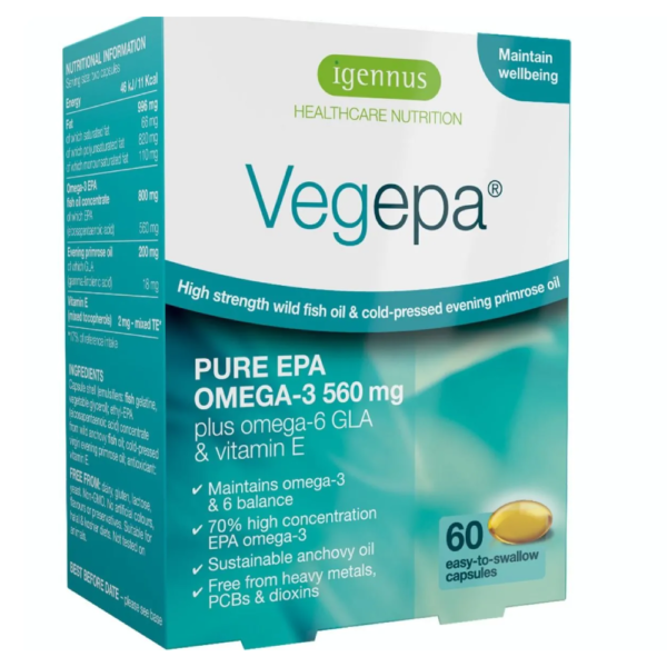 Vegepa Omega 3 EPA 560 Mg