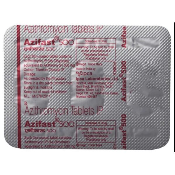 Azifast 500 Tablet - Image 3