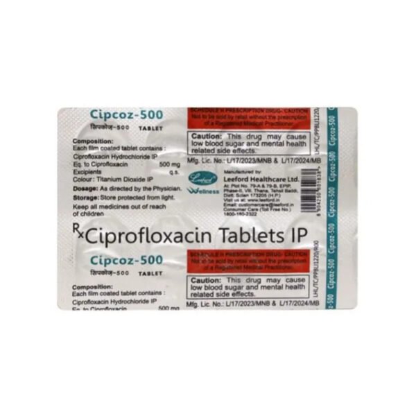 Cipcoz 500 Mg Tablet