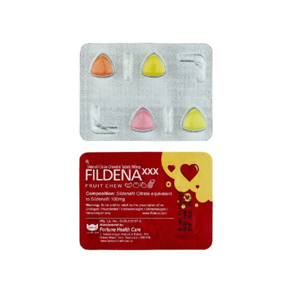 Fildena Chewable Tablet 100 Mg