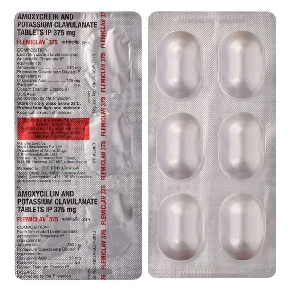 Flemiclav 250 mg/125 mg Tablet - Image 2