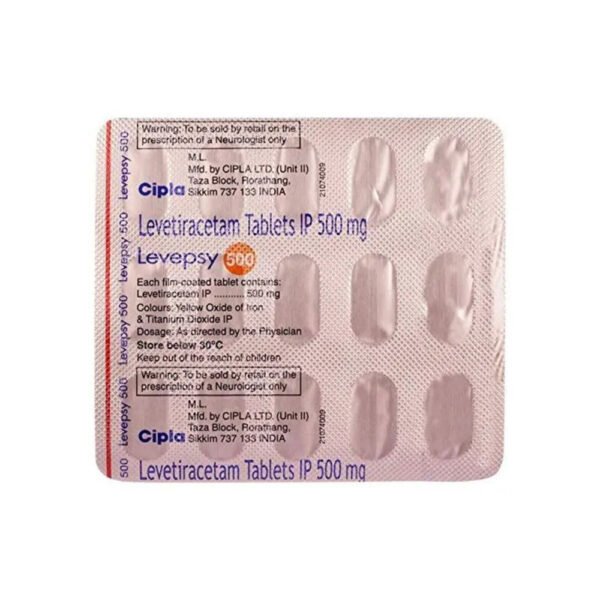 Levepsy 500 Tablet - Image 3