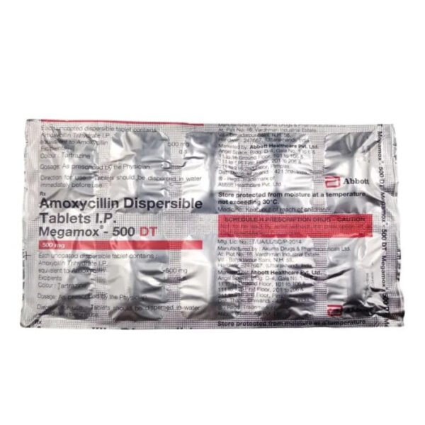 Megamox 500 Mg Tablet DT - Image 2