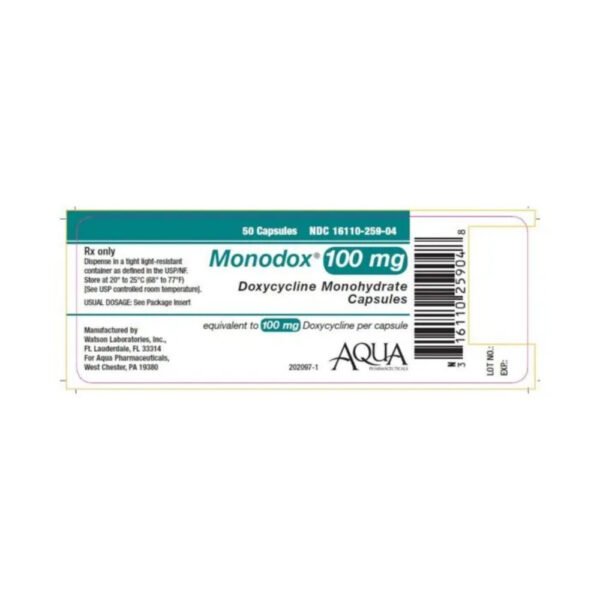 Monodox 100 Mg Tablet