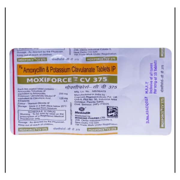 Moxiforce-CV 375 Tablet - Image 3
