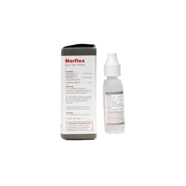 Norflox Eye Drop 0.3% (5ml) Eye Drop - Image 3