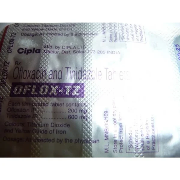 Oflox TZ 600 Mg/200 Mg
