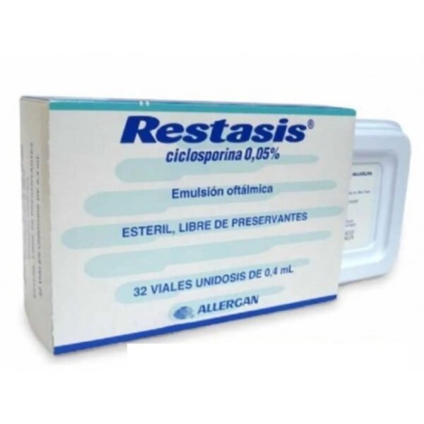 Restasis 0.05% Ophthalmic Emulsion 0.4ml - Image 3