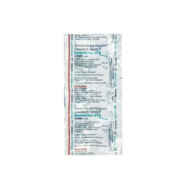 Sensiclav 375 Tablet