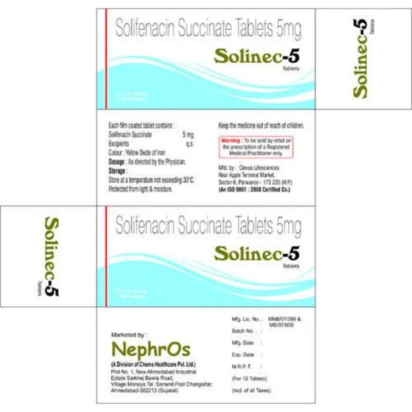 Solinec 5 Mg Tablet