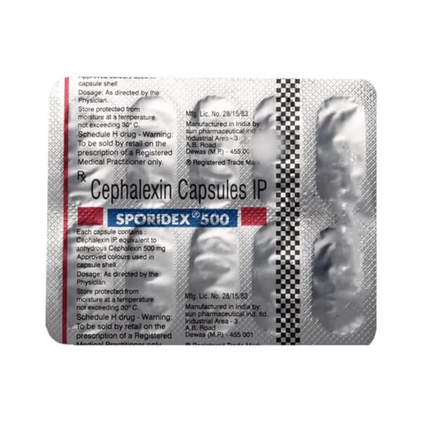 Sporidex 500 Capsule - Image 2