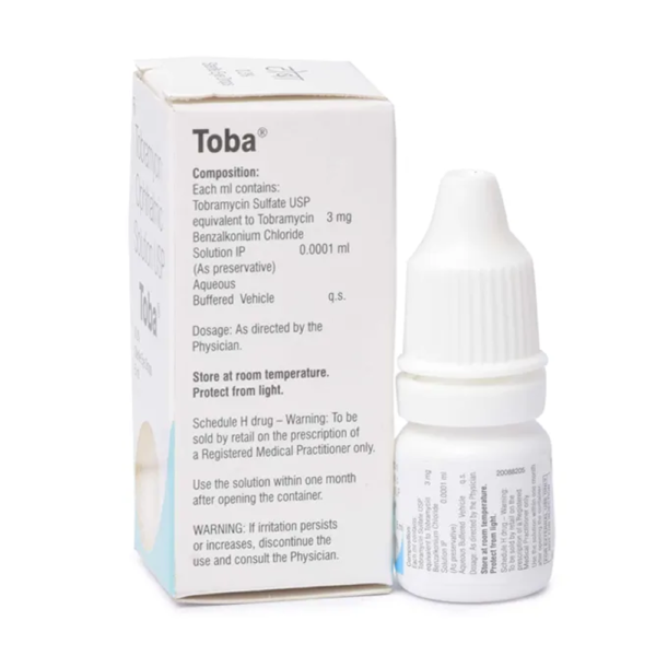 Toba Eye Drop 0.3% (5 ml) - Image 2