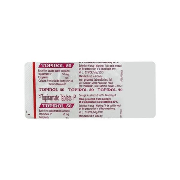 Topirol 50 Tablet - Image 3