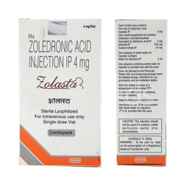 Zolasta 4 Mg Injection